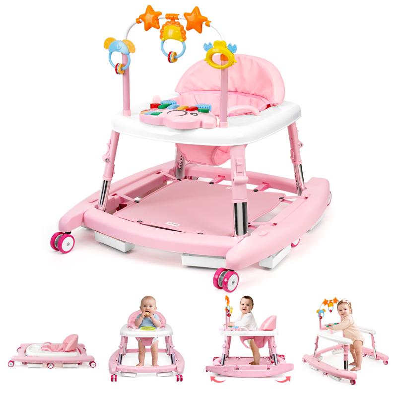 5-in-1 Baby Walker with Music Toy