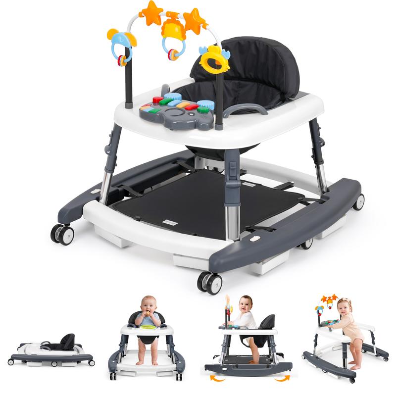 5-in-1 Baby Walker with Music Toy