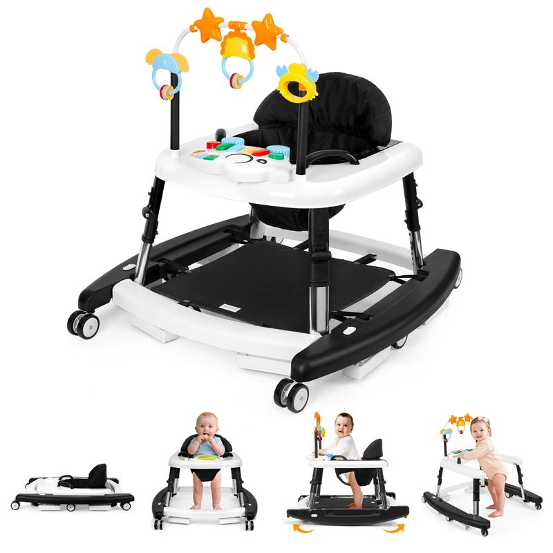 5-in-1 Baby Walker with Music Toy